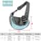 Portable Breathable Dog Sling Carrier Backpack Travel Crossbody Bag For Small Pets 8