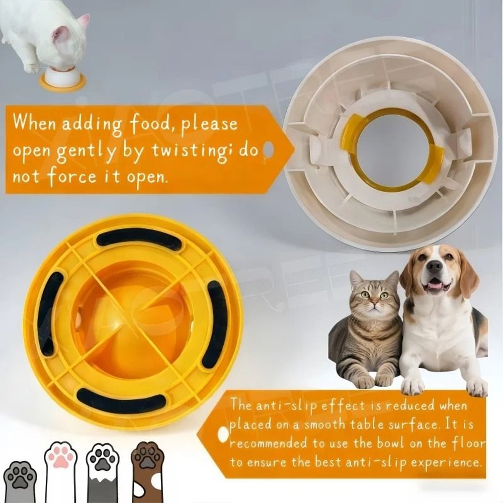 Interactive Slow Feeder Licking Bowl For Dogs And Cats Non Slip Puzzle Feeding Toy 3