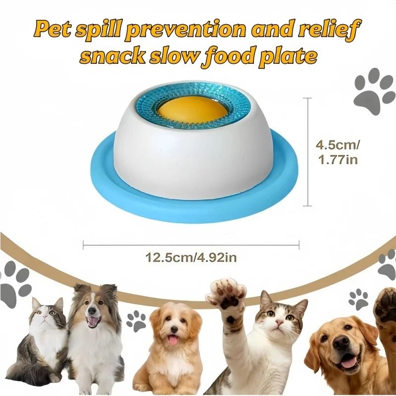 Interactive Slow Feeder Licking Bowl For Dogs And Cats Non Slip Puzzle Feeding Toy 7