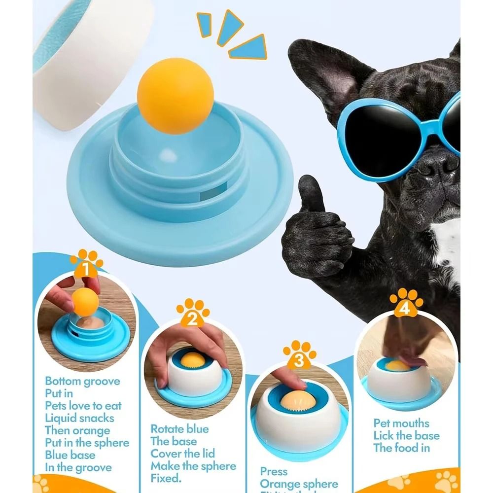 Interactive Slow Feeder Licking Bowl For Dogs And Cats Non Slip Puzzle Feeding Toy 8