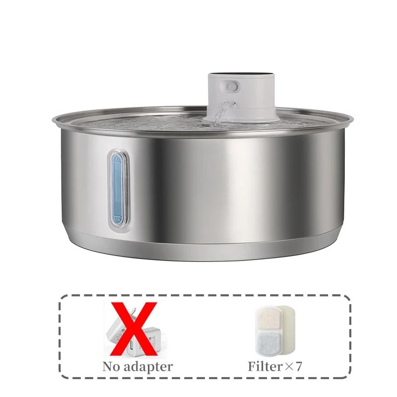 8L Automatic Stainless Steel Pet Water Fountain Smart Sensor Drinking Dispenser For Dogs And Cats 3