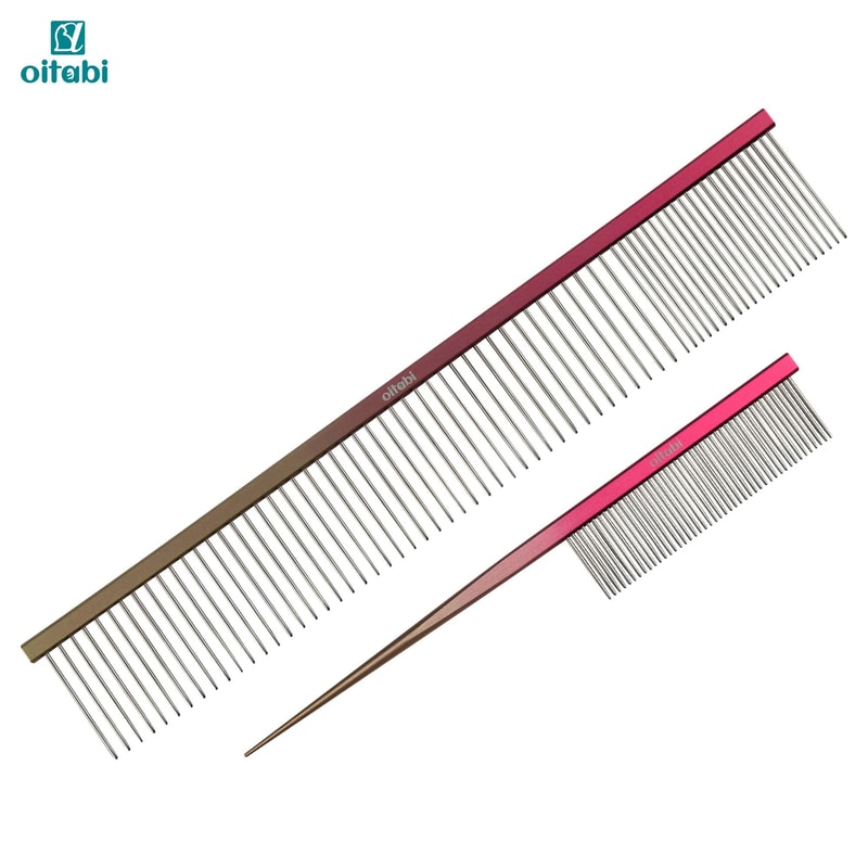 OITABI Professional Pet Grooming Comb Pointed Tail Styling And Fluffing Comb For Dogs And Cats 4