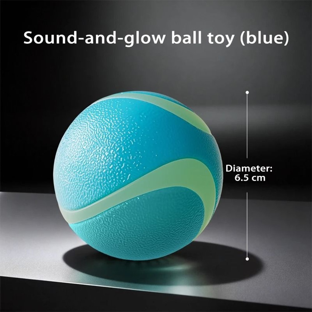HOOPET Glow Dog Fetch Ball Durable Rubber Interactive Toy For Active Dogs 6