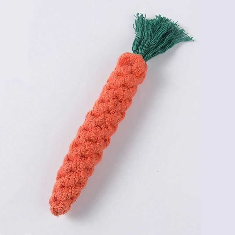 Handwoven Cotton Rope Dog Chew Toy Durable Knot Toy For Small And Medium Dogs 5