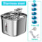 Stainless Steel Automatic Pet Water Fountain Ultra Quiet Sensor Drinking Dispenser For Cats And Dog 4