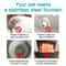 Stainless Steel Automatic Pet Water Fountain Ultra Quiet Sensor Drinking Dispenser For Cats And Dog 8