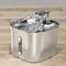 Stainless Steel Automatic Pet Water Fountain Ultra Quiet Sensor Drinking Dispenser For Cats And Dog 0