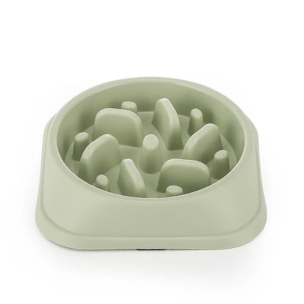 Non Slip Slow Feeder Dog Bowl Puzzle Anti Gulping Feeding Dish For Puppies And Small Dogs 4