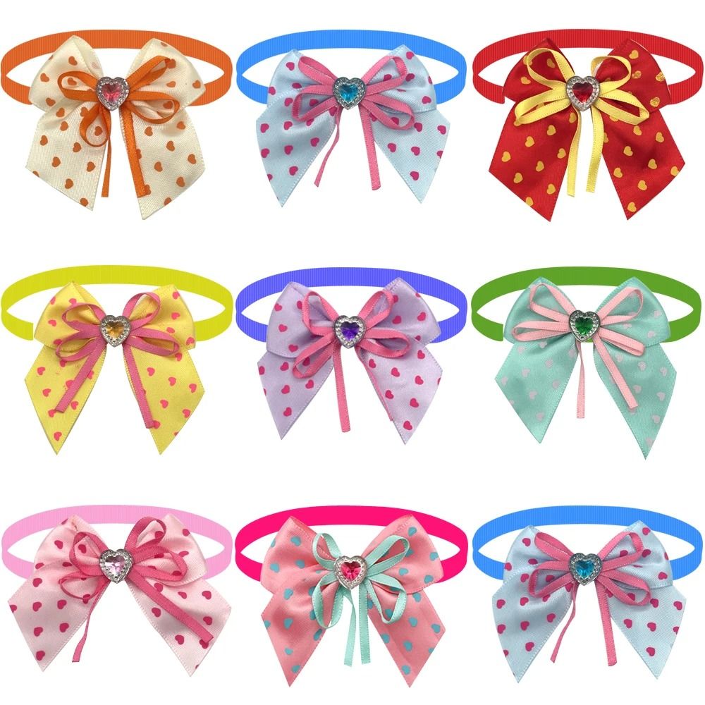 Love Style Pet Dog Bow Ties Grooming Accessories For Small Dogs And Cats 6