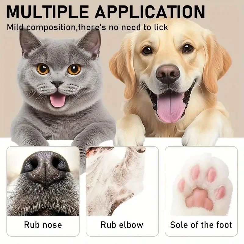 Pet Paw And Nose Balm Moisturizing Paw Protector Cream For Dogs And Cats 2