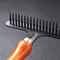Wood Handle Pet Deshedding Tool Undercoat Rake For Dogs And Cats 6