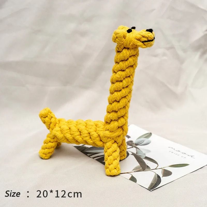 Bite Resistant Rope Knot Ball Dog Chew Toy For Small Dogs And Puppies 2