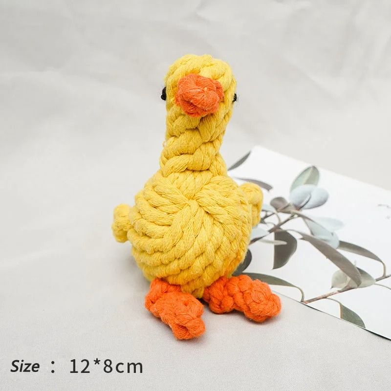 Bite Resistant Rope Knot Ball Dog Chew Toy For Small Dogs And Puppies 1
