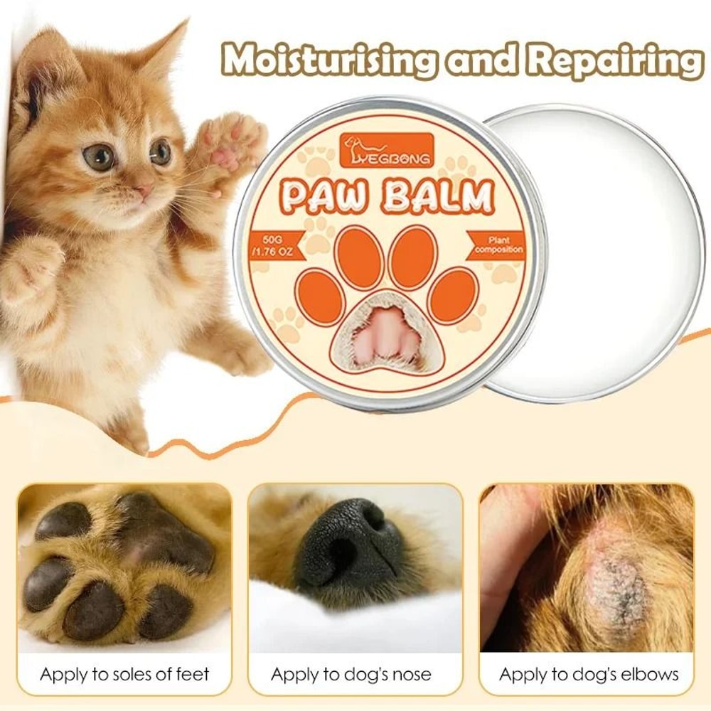 Natural Pet Paw Balm Moisturizing Paw Wax For Dogs And Cats 4