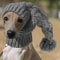 Hand Knit Winter Dog Beanie And Snood For Greyhounds And Large Dogs 4