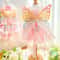 Princess Lace Pet Dress Stripe Skirt Outfit For Dogs And Cats 4