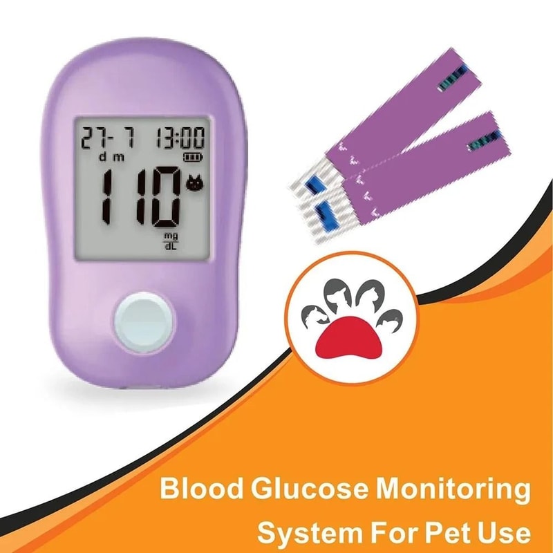 Pet Blood Glucose Meter Diabetes Monitoring System For Dogs And Cats 6