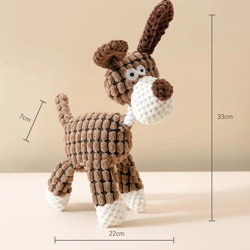 Pineapple Cotton Rope Pet Chew Toy Interactive Squeaky Toy For Dogs And Cats 9