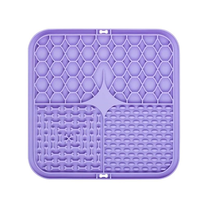 Silicone Pet Lick Mat Slow Feeder Plate For Dogs Bathing And Training 2