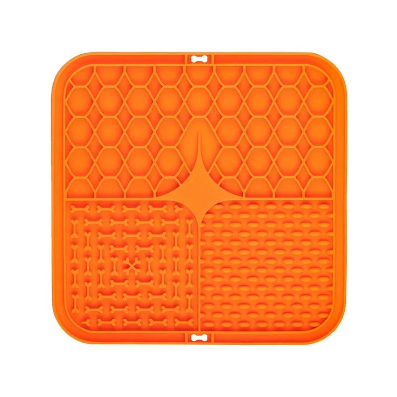 Silicone Pet Lick Mat Slow Feeder Plate For Dogs Bathing And Training 1