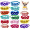Cute Flower Pet Bow Ties With Diamond Accent For Dogs And Cats 0