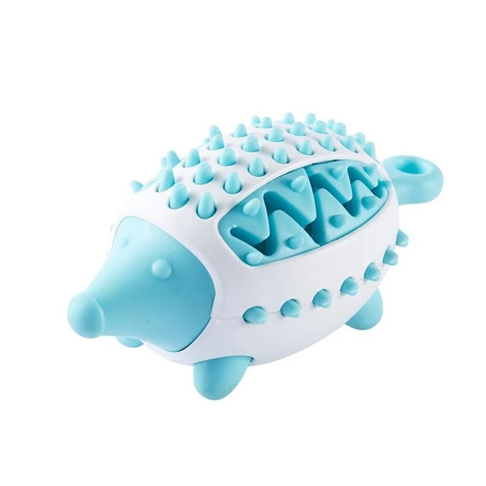 Interactive Hedgehog Treat Dispensing Dog Toy For Chewing And Teeth Cleaning 2