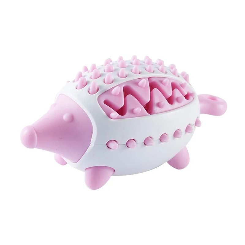 Interactive Hedgehog Treat Dispensing Dog Toy For Chewing And Teeth Cleaning 3