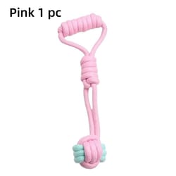 cotton rope ball dog chew toy bite resistant interactive toy for small and large dogs