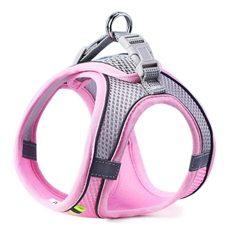 Reflective Breathable Pet Harness Vest And Leash Set For Dogs And Cats 2