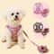 Soft Winter Warm Pet Harness And Leash Set For Small Dogs And Cats 7