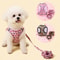 Soft Winter Warm Pet Harness And Leash Set For Small Dogs And Cats 7