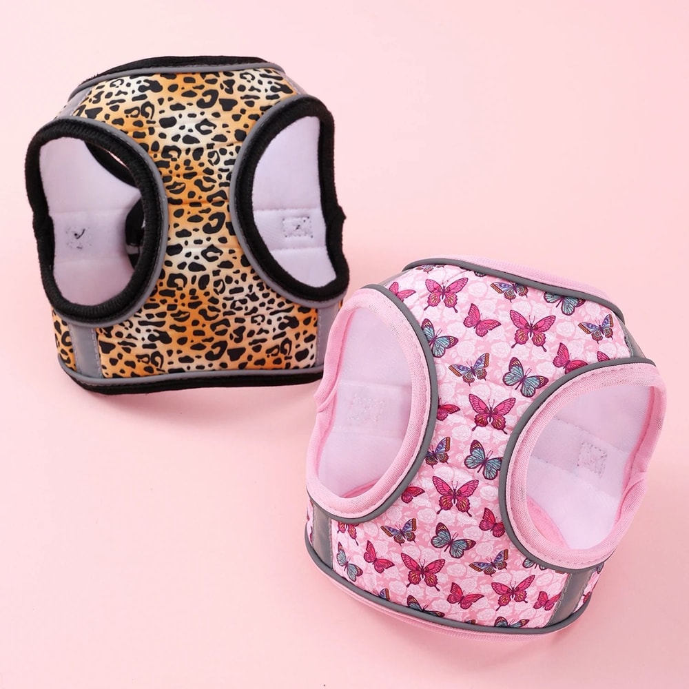 Soft Winter Warm Pet Harness And Leash Set For Small Dogs And Cats 0