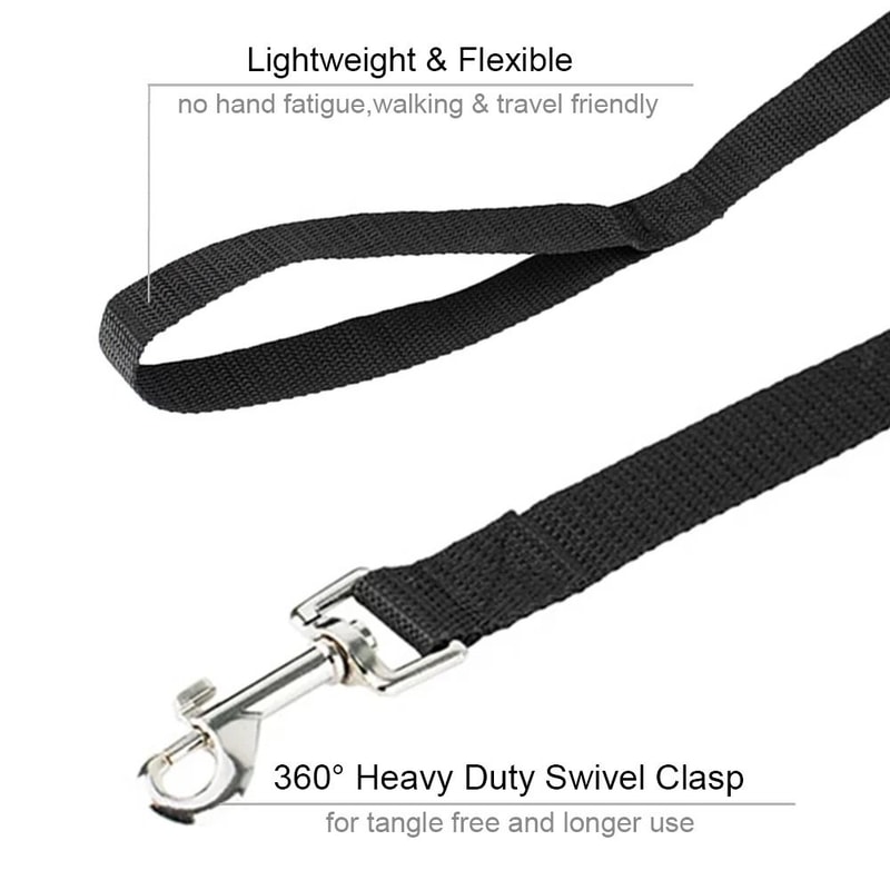 Heavy Duty Long Nylon Dog Leash For Training Walking And Outdoor Adventures 1