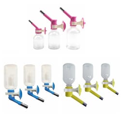no drip dog water dispenser bottle for kennel and cage use