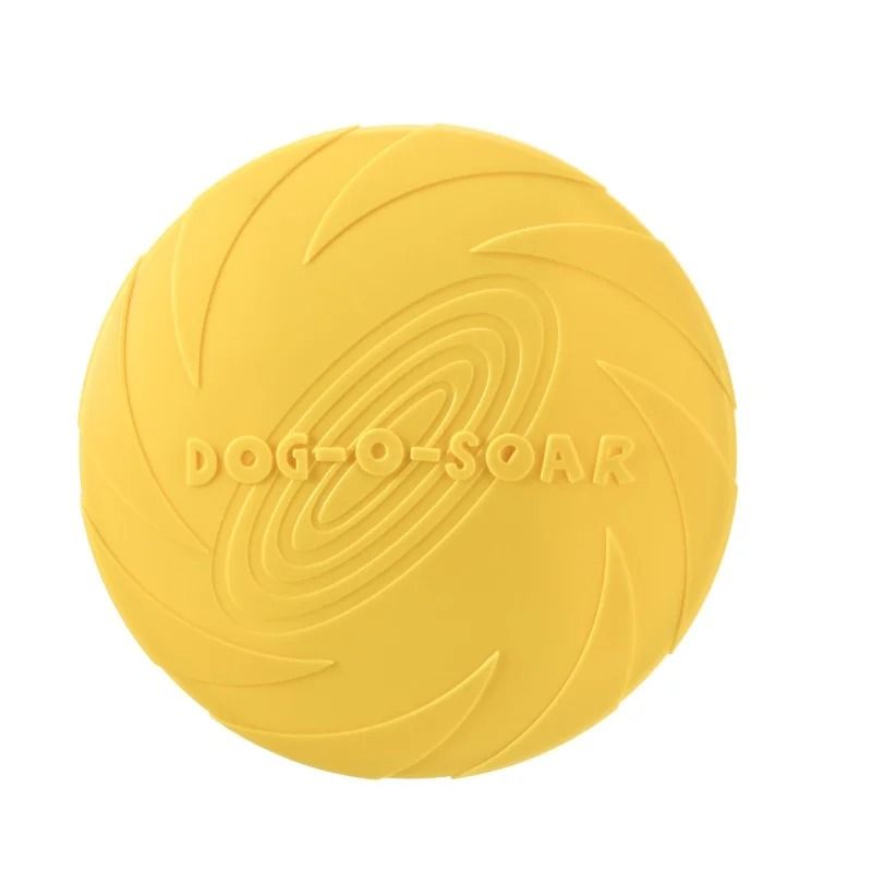 Interactive Silicone Flying Disc Dog Toy For Training And Fetch Play 6