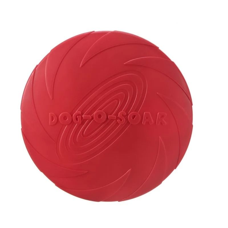Interactive Silicone Flying Disc Dog Toy For Training And Fetch Play 1