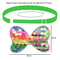 Sequin Pet Dog Bow Tie Collar Set For Puppy Grooming And Party Styling 2