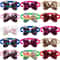 Sequin Pet Dog Bow Tie Collar Set For Puppy Grooming And Party Styling 1