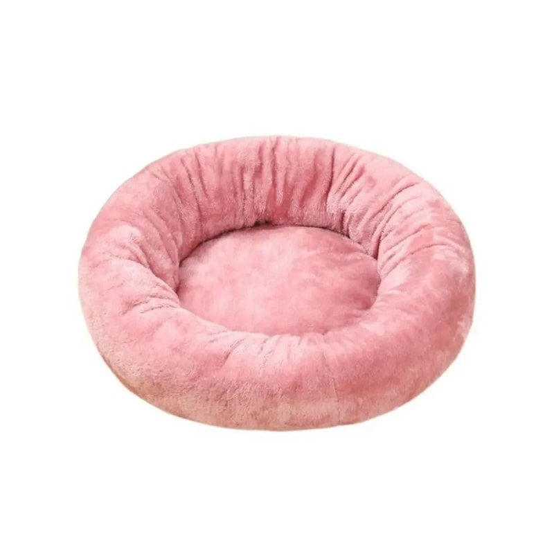 Soft Donut Pet Bed Washable Round Dog And Cat Cushion House 3