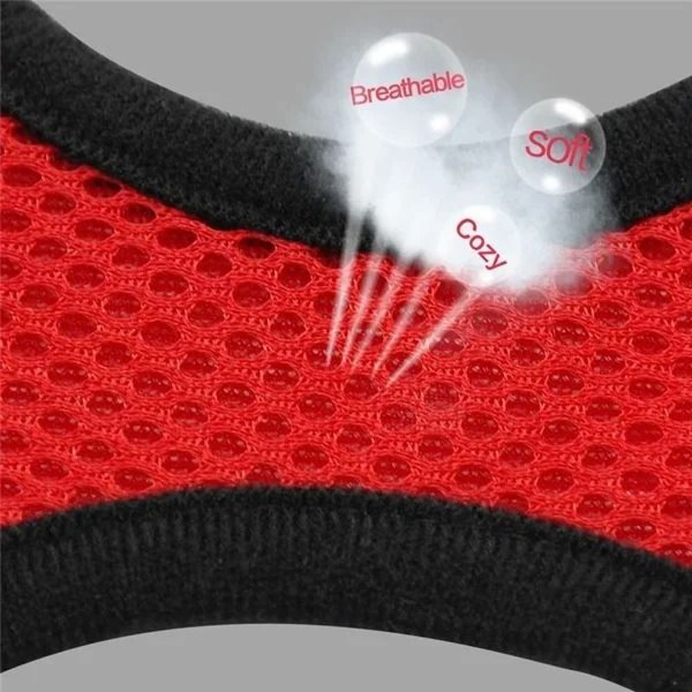 Adjustable Breathable Dog Harness Vest With Walking Leash For Small And Medium Pets 11