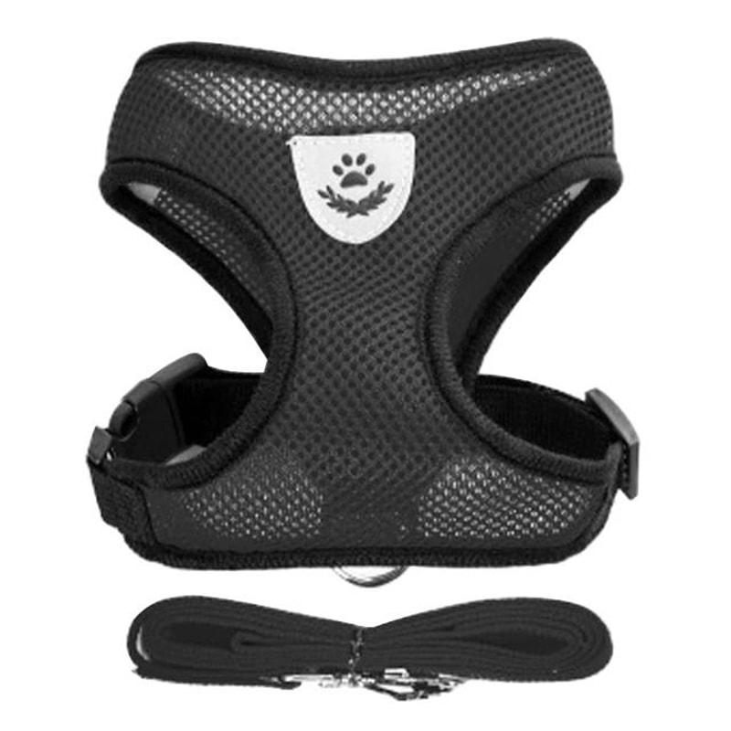 Adjustable Breathable Dog Harness Vest With Walking Leash For Small And Medium Pets 3