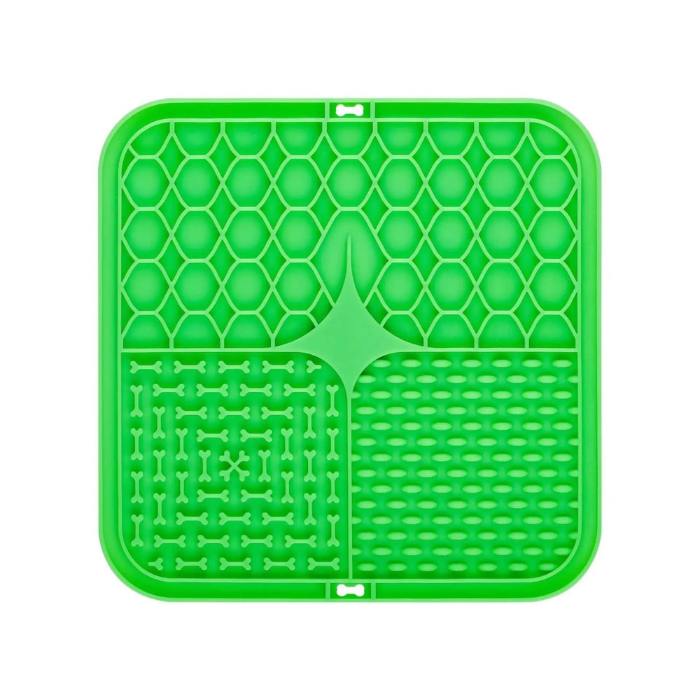 Silicone Dog Lick Mat Slow Feeder With Suction Cups For Training And Bath Time 5