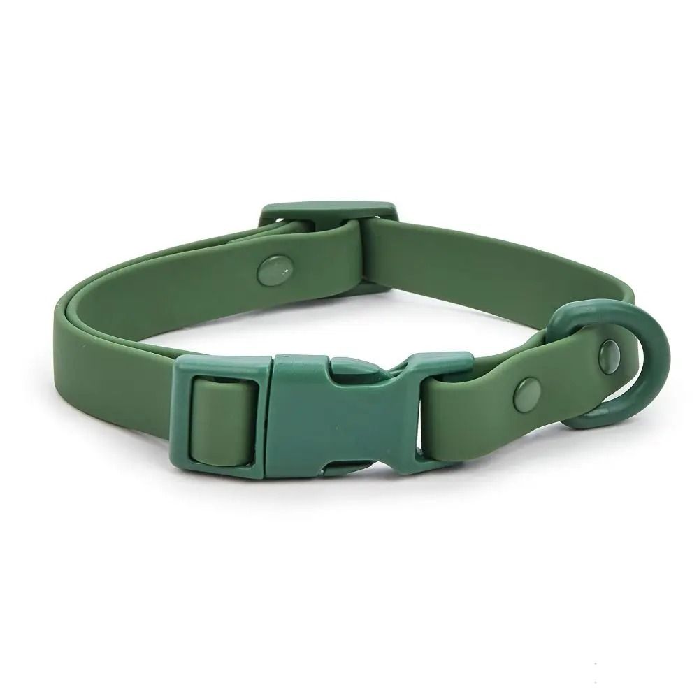 Adjustable Waterproof Dog Collar With Safety Buckle And Rustproof Hardware 1