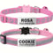 Reflective Personalized Cat Collar Set With Safety Buckle And Custom Engraved ID 8