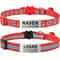 Reflective Personalized Cat Collar Set With Safety Buckle And Custom Engraved ID 6