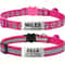 Reflective Personalized Cat Collar Set With Safety Buckle And Custom Engraved ID 4