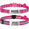 Reflective Personalized Cat Collar Set With Safety Buckle And Custom Engraved ID 4