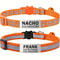 Reflective Personalized Cat Collar Set With Safety Buckle And Custom Engraved ID 2