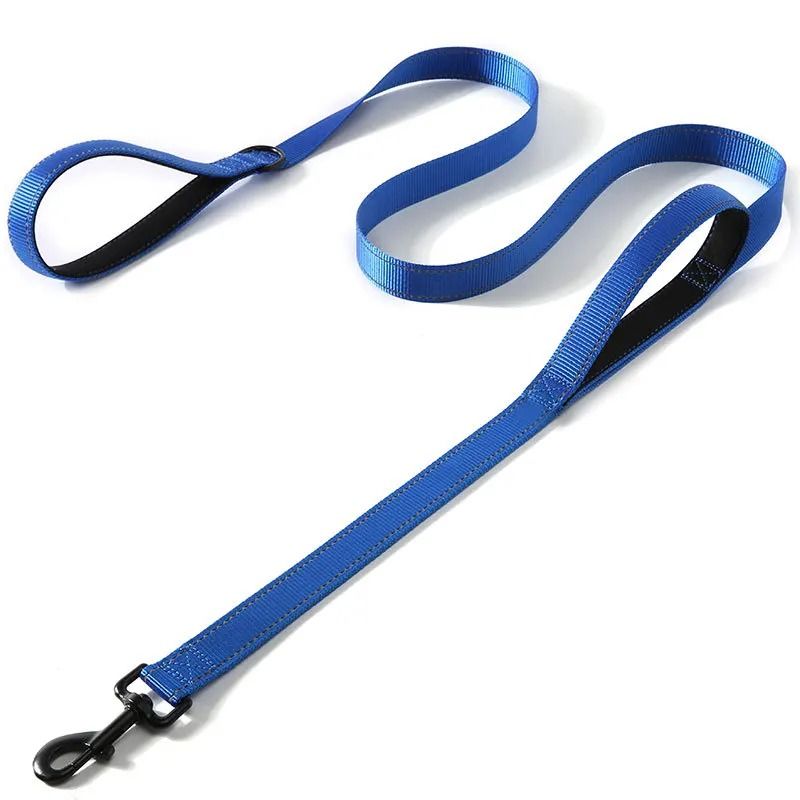 Heavy Duty Double Handle Dog Leash For Training Walking And Control 5