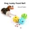 Natural Rubber Dog Treat Dispensing Ball Interactive Chew Toy For Teeth Cleaning 0